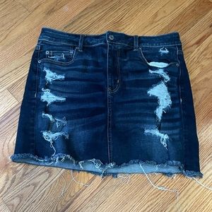 AE denim skirt.